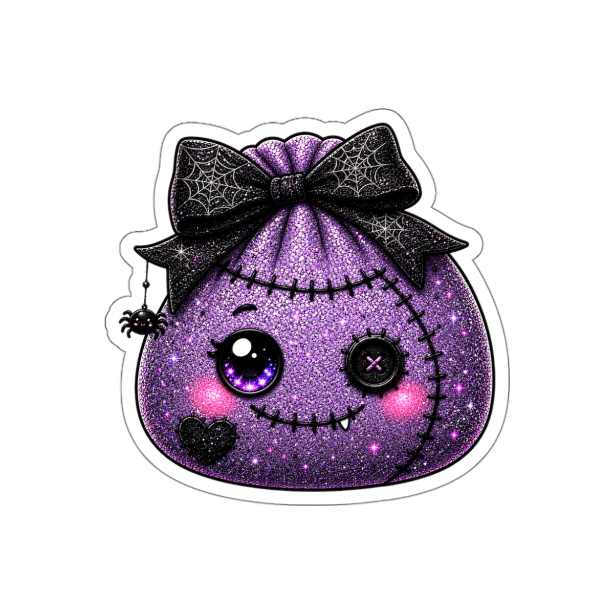 Purple Glitter Voodoo Doll