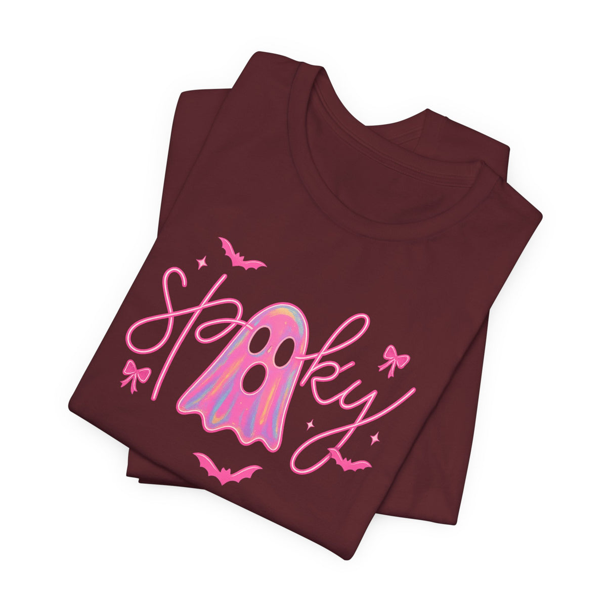 Spooky Neon Ghost