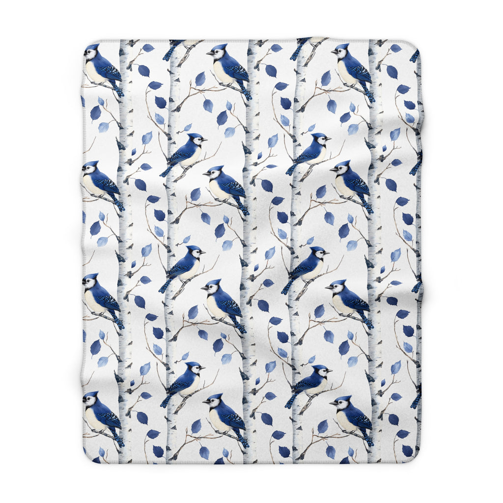 Blue Jay Birch Sherpa Fleece