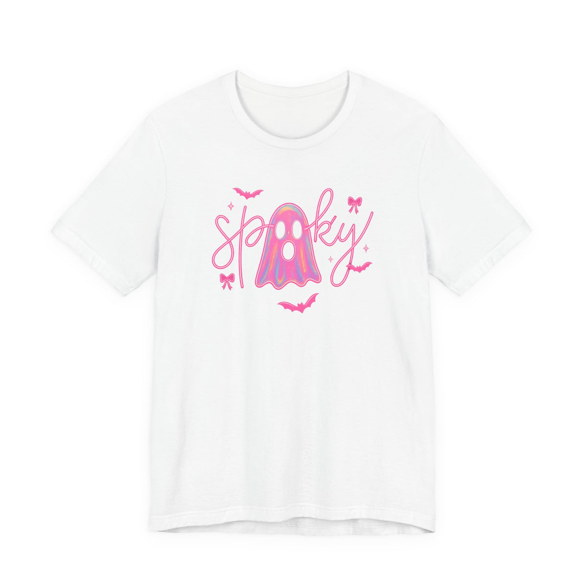 Spooky Neon Ghost