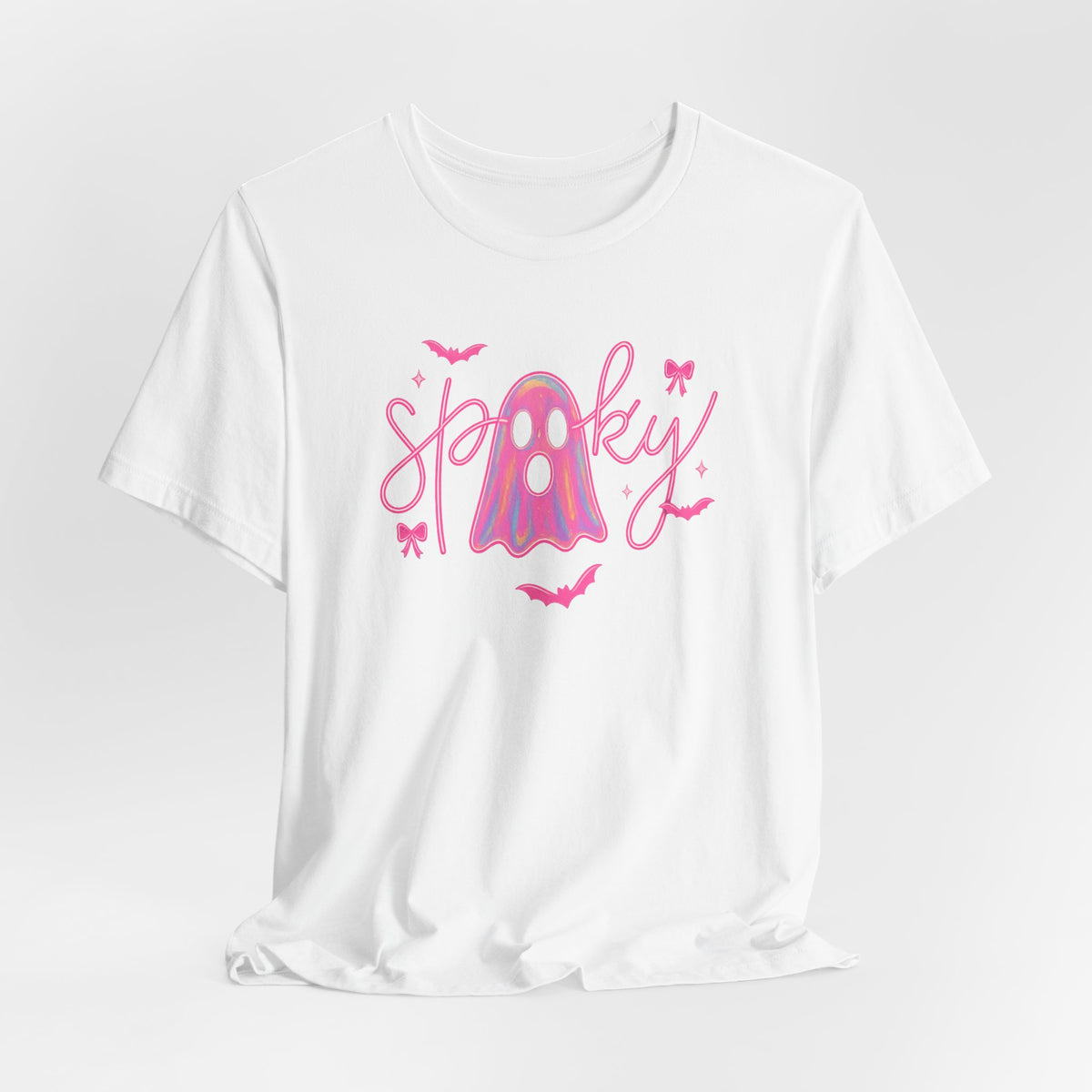 Spooky Neon Ghost