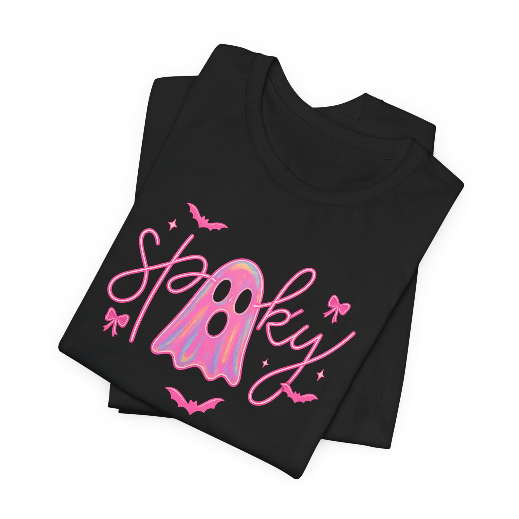 Spooky Neon Ghost