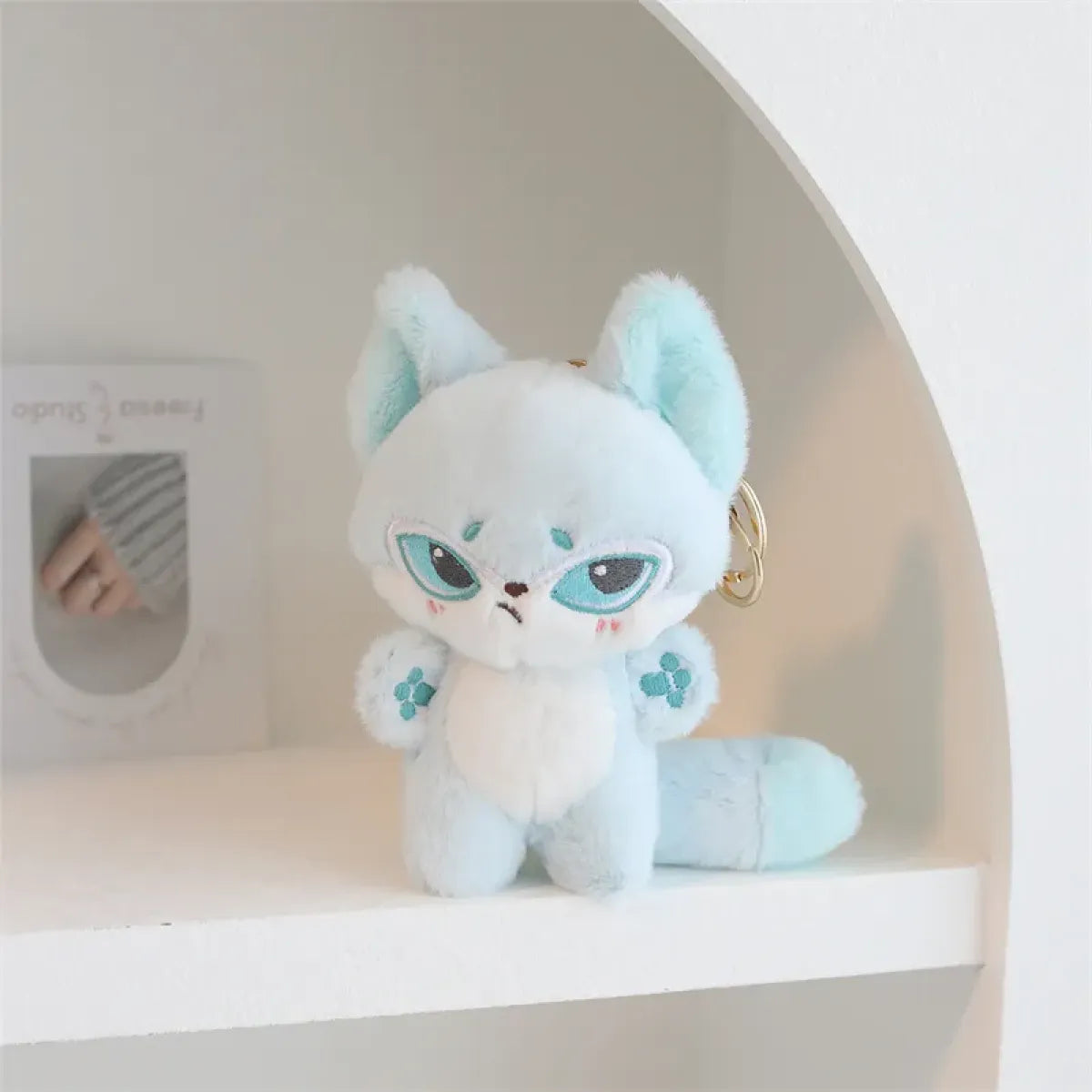 Kawaii Emotion Wolf Plush Toy - Cute Stuffed Wolf Doll